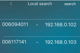Ping 2 App: Local Search