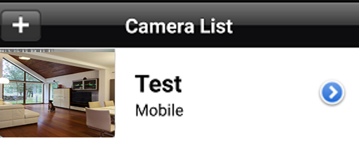 Lorex Ping App: Camera List Screen