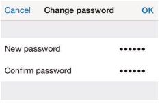 Ping 2 App: Change Password