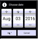 FLIR Cloud App: Choose date