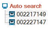 Auto search menu