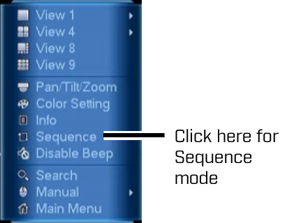 FLIR Cloud DVR: Sequence Mode